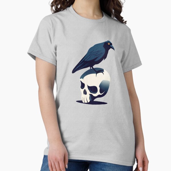 Item preview, Raven & Skull (illustration) designed and sold by chudyj.