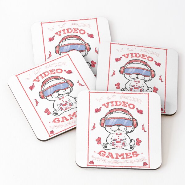 Item preview, V Is For Video Games Funny Valentine Boy Men designed and sold by SARJOU.