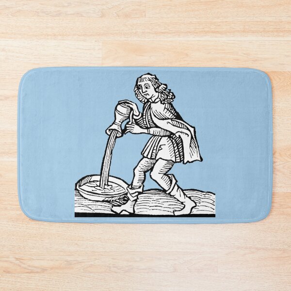 Item preview, Renaissance Woodcut Zodiac Horoscope Aquarius Horoscope designed and sold by Pixelchicken.