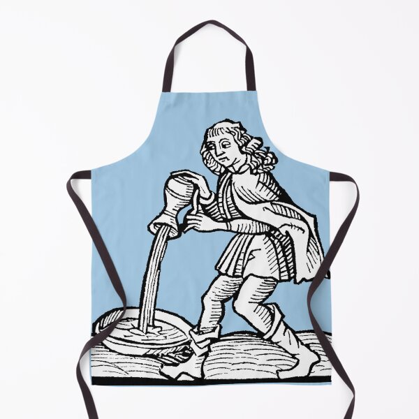 Item preview, Renaissance Woodcut Zodiac Horoscope Aquarius Horoscope designed and sold by Pixelchicken.