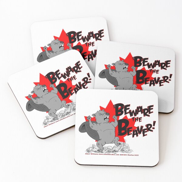 Item preview, Beware the Beaver! designed and sold by SillWillStudios.