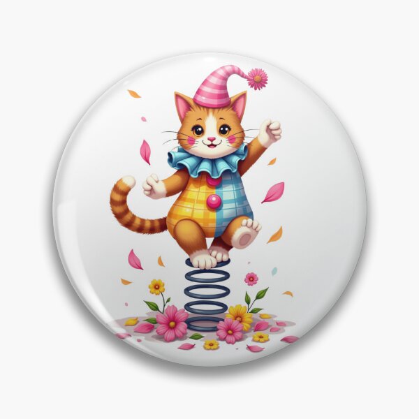 Item preview, cat clown spring designed and sold by AMICO77.