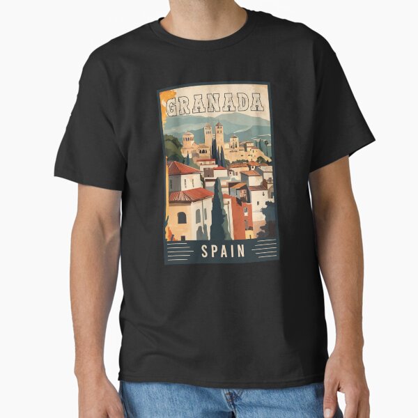 Vista previa del artículo con la obra «Experimente Granada en España Belleza de la Alhambra y Andalucía - Travel Art», diseñado y vendido por turtlestart.