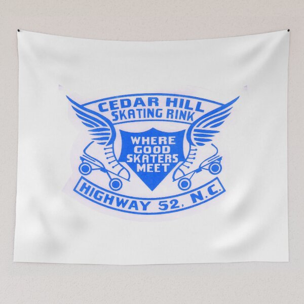 Item preview, Cedar Hill Skating Rink Charlotte North Carolina Roller Skating Rink Sticker Decal Label Design 2 designed and sold by tislord.