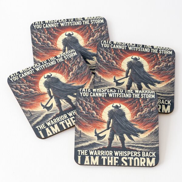 Item preview, Warrior Spirit - "I Am the Storm" Motivational Quote designed and sold by Adellisa.