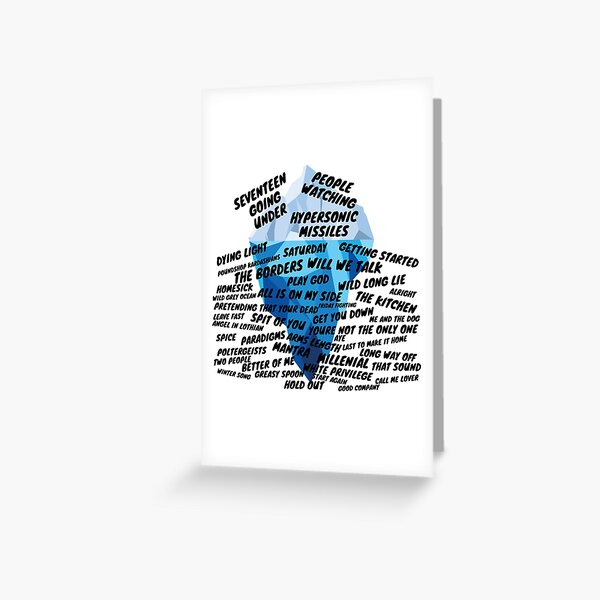 Item preview, Sam Fender Song IceBerg designed and sold by GinnsSales.