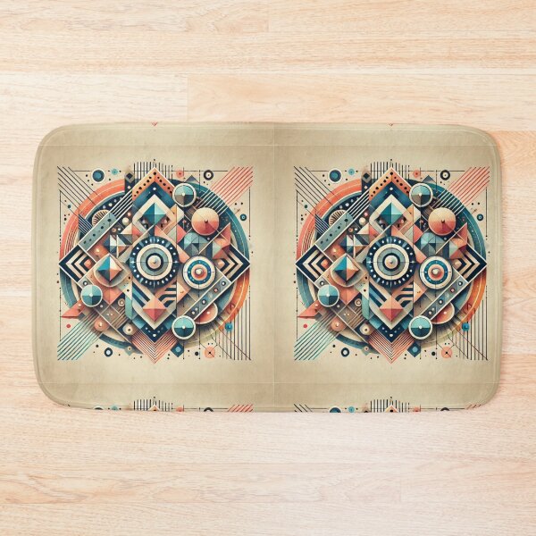Item preview, Beautiful Geometric Futuristic Bold Colors Prints designed and sold by AdiRemba.