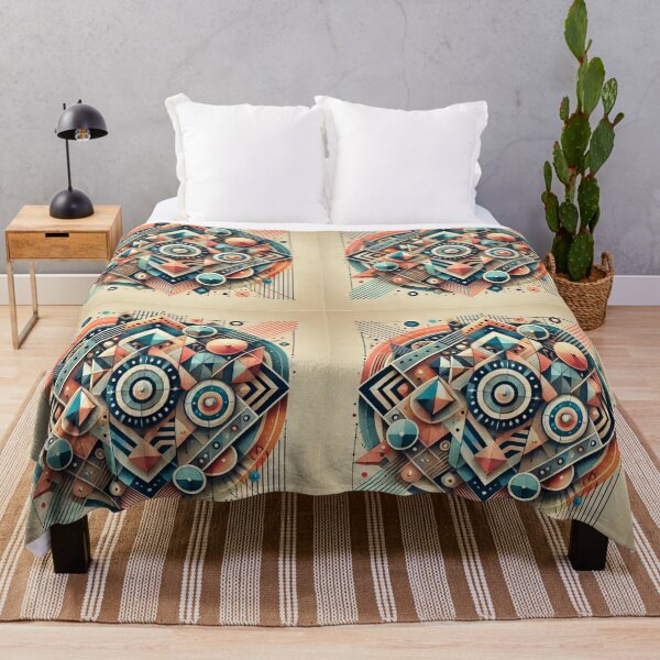 Item preview, Beautiful Geometric Futuristic Bold Colors Prints designed and sold by AdiRemba.