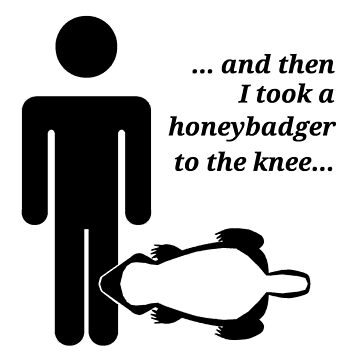 Artwork thumbnail, Honeybadger to the Knee by Butzengear
