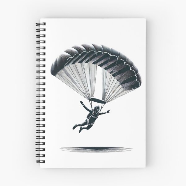 Item preview, Realistic Parachute Skydiving Design designed and sold by HarriPaloma.