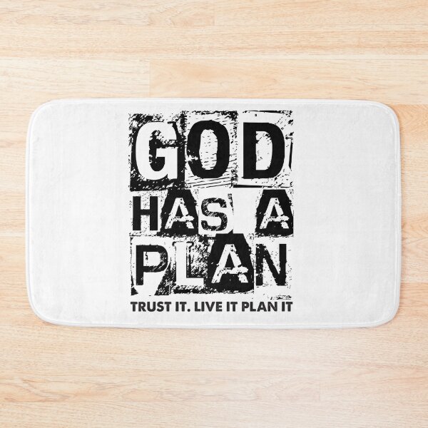 Item preview, God Has A Plan Trust It, Live It, Plant It designed and sold by Roland1980.