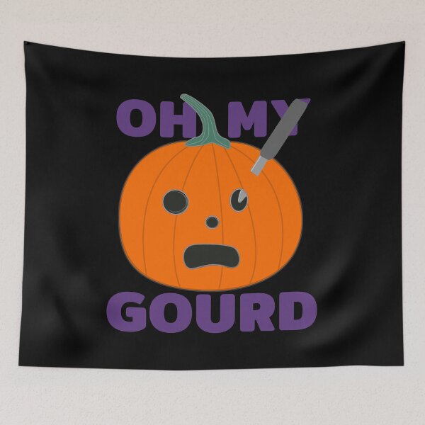 Item preview, Oh My Gourd - Halloween Pumpkin Joke Pun designed and sold by MoePark.