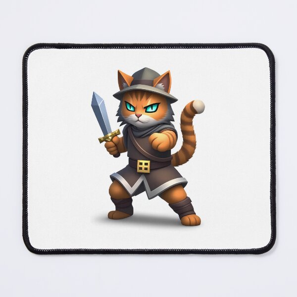 Item preview, Brave 8-Bit Pixel Cat Adventurer designed and sold by AnanchaiP.