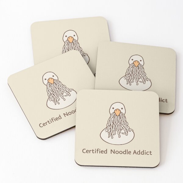 Item preview, Certified Noodle Addict designed and sold by pick-o-print.