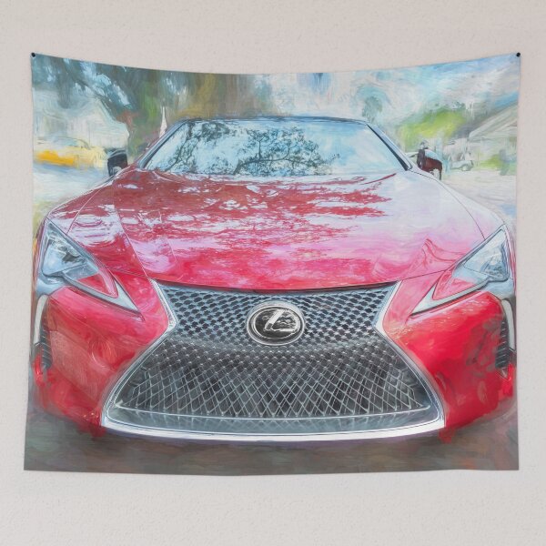 Item preview, 2021 Infrared Lexus LC500 Convertible X105 designed and sold by RichFrancoCars.