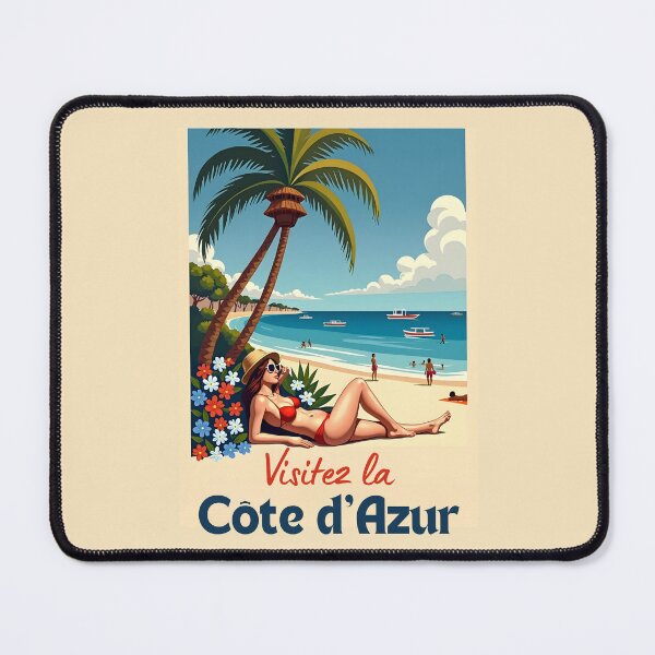 Item preview, Visitez la Côte d'Azur designed and sold by StudioRedKoala.