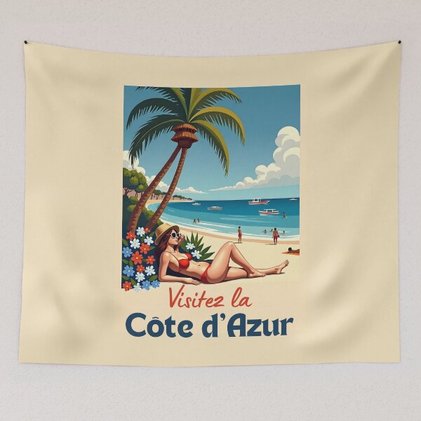 Item preview, Visitez la Côte d'Azur designed and sold by StudioRedKoala.