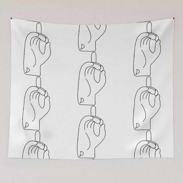 Item preview, ASL letter D designed and sold by Artistkhg.