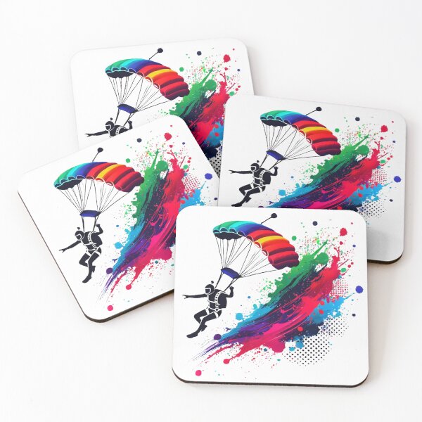 Item preview, Colorful Skydiving Adventure designed and sold by HarriPaloma.