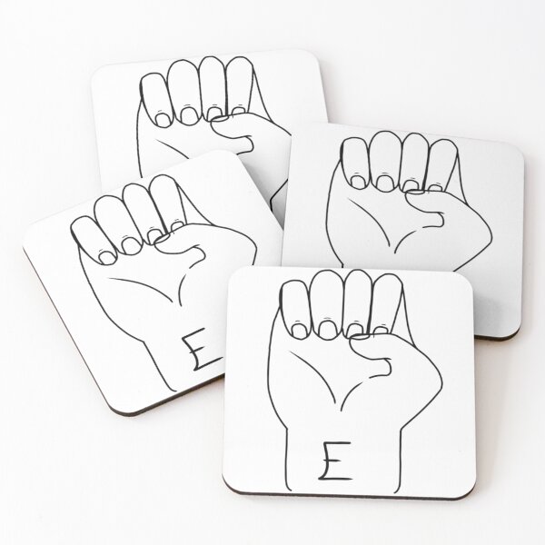 Item preview, ASL letter E designed and sold by Artistkhg.