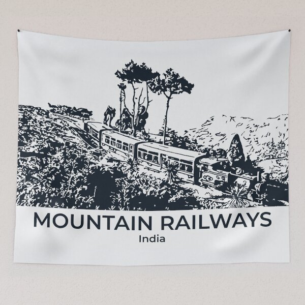Item preview, Mountain Railways - India designed and sold by Lakeric Cityscapes.
