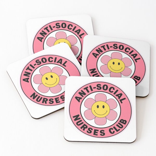 Item preview, Anti-Social Nurses Club designed and sold by Sassy_Puns.