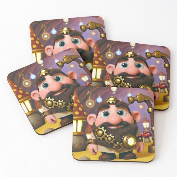 Item preview, Steampunk Dwarf in Magical Workshop designed and sold by Sillytoe.