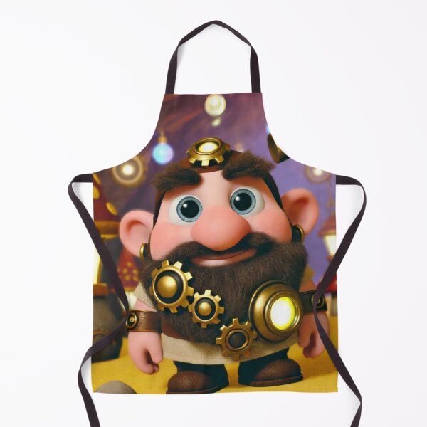 Item preview, Steampunk Dwarf in Magical Workshop designed and sold by Sillytoe.