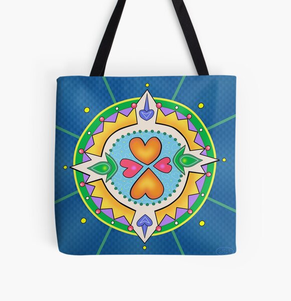 Be Still My Heart All Over Print Tote Bag