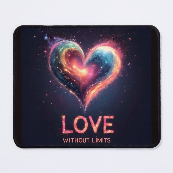 Item preview, Love Without Limits – Cosmic Heart Nebula designed and sold by QuickPick Store.