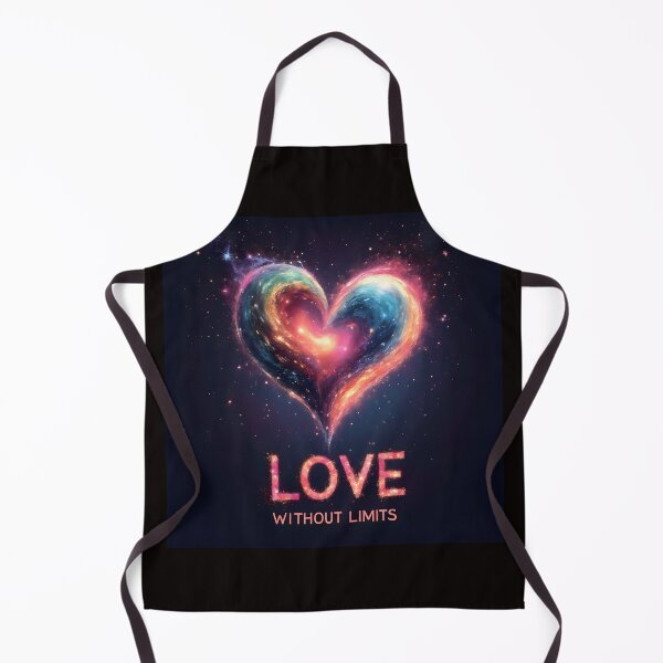 Item preview, Love Without Limits – Cosmic Heart Nebula designed and sold by QuickPick Store.