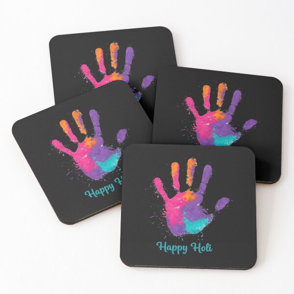 Item preview, Happy Holi Colorful Handprint designed and sold by Alex Songs.