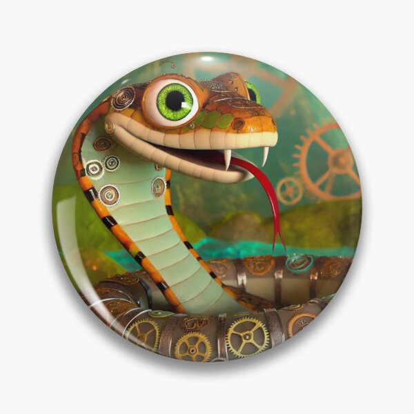 Item preview, Steampunk Eastern Tiger Snake Fantasy designed and sold by Sillytoe.