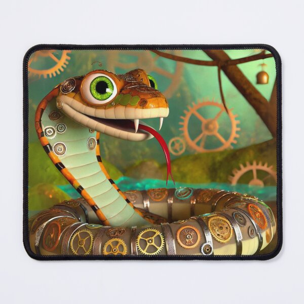 Item preview, Steampunk Eastern Tiger Snake Fantasy designed and sold by Sillytoe.