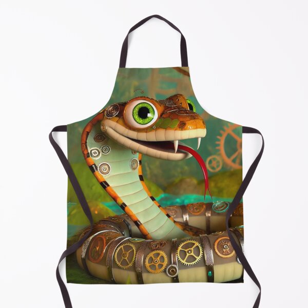 Item preview, Steampunk Eastern Tiger Snake Fantasy designed and sold by Sillytoe.