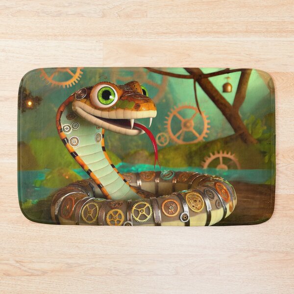 Item preview, Steampunk Eastern Tiger Snake Fantasy designed and sold by Sillytoe.
