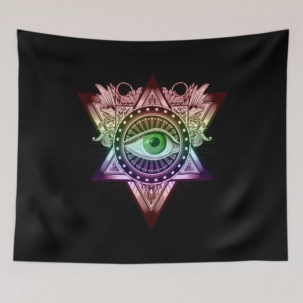 Item preview, Mystic Third Eye Triangle symbol designed and sold by Atteestude.