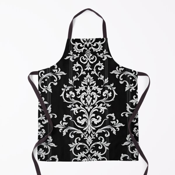 Item preview, Black Striped White Damask designed and sold by DesignsByPrnces.