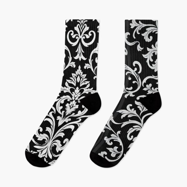 Item preview, Black Striped White Damask designed and sold by DesignsByPrnces.
