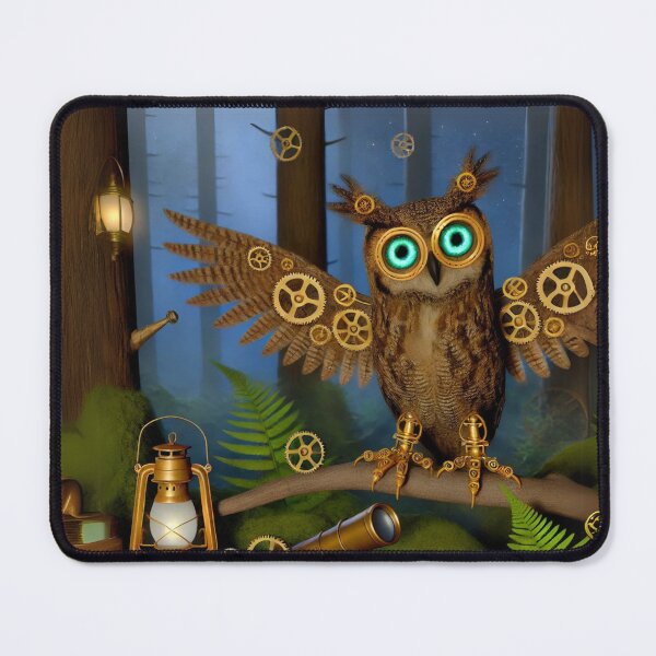 Item preview, Steampunk Eurasian Eagle-Owl designed and sold by Sillytoe.