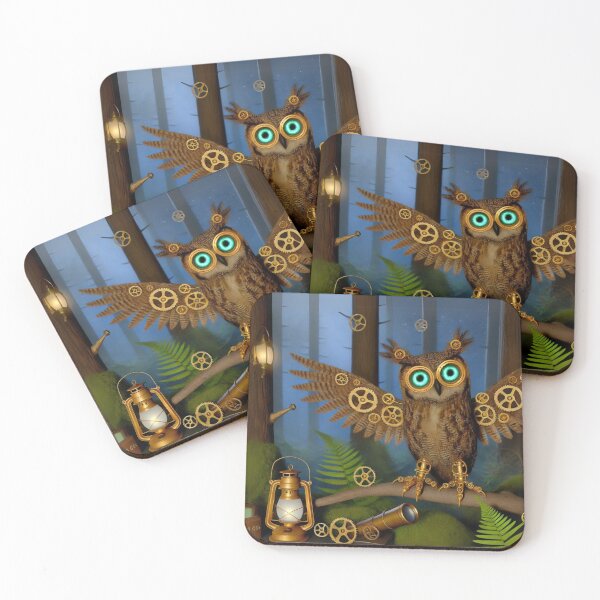 Item preview, Steampunk Eurasian Eagle-Owl designed and sold by Sillytoe.