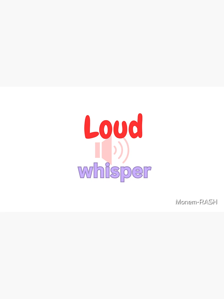 Thumbnail 3 of 3, Cap, Loud Whisper designed and sold by Monem-RASH.
