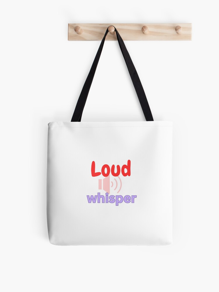 Thumbnail 1 of 2, Tote Bag, Loud Whisper designed and sold by Monem-RASH.