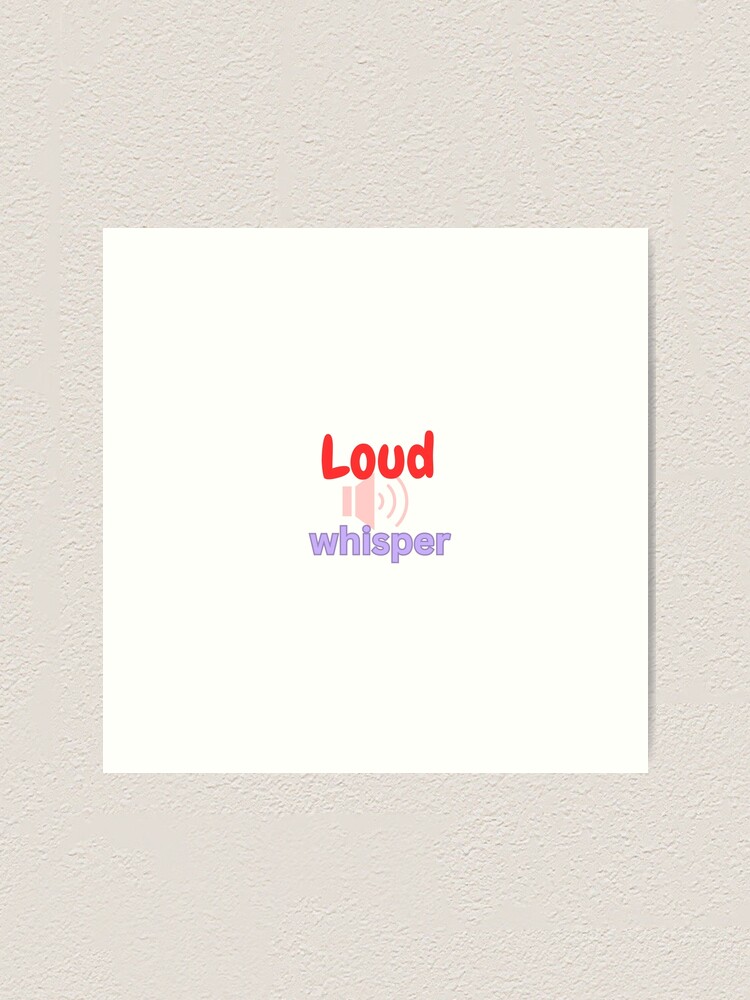 Thumbnail 1 of 3, Art Print, Loud Whisper designed and sold by Monem-RASH.
