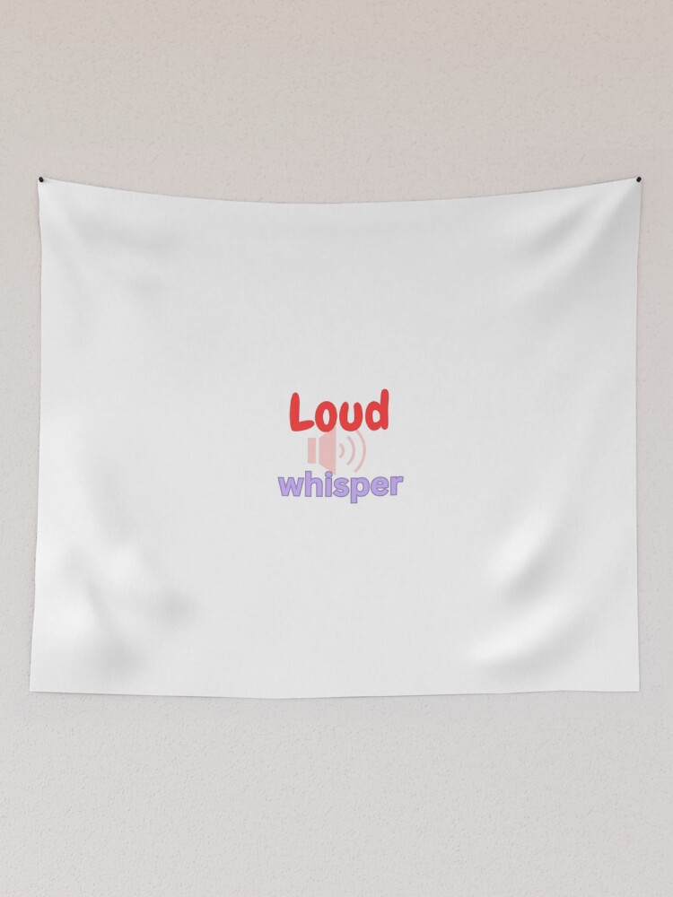 Thumbnail 2 of 3, Tapestry, Loud Whisper designed and sold by Monem-RASH.