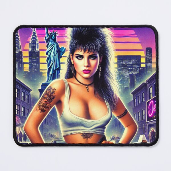Item preview, 80s Retrowave Cyberpunk Girl designed and sold by PulpVintage.