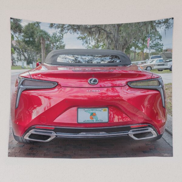 Item preview, 2021 Infrared Lexus LC500 Convertible X108 designed and sold by RichFrancoCars.