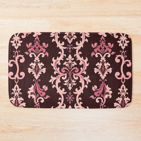 Item preview, Burgundy & Pink Damask  designed and sold by DesignsByPrnces.