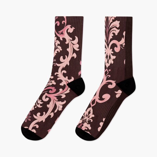 Item preview, Burgundy & Pink Damask  designed and sold by DesignsByPrnces.