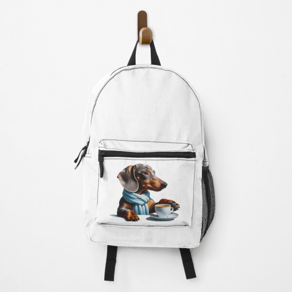 Item preview, Cute Dachshund Dog and a Cup of Coffee designed and sold by Hic21.